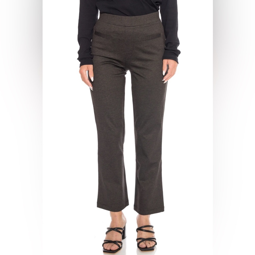 Stitch Fix l Sanctuary Farrow Check Crop Flare Leggings, Medium